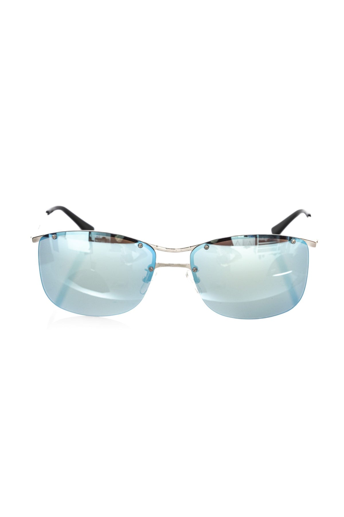 Frankie Morello Silver Metallic Men Sunglasses - BrandFit 88