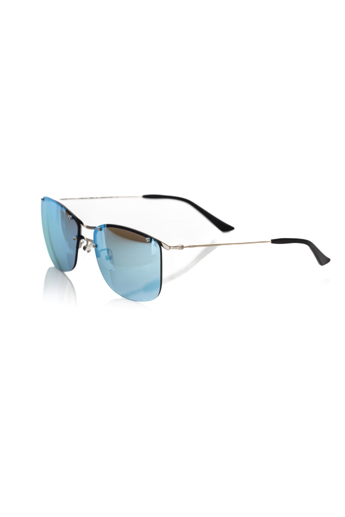 Frankie Morello Silver Metallic Men Sunglasses - BrandFit 88