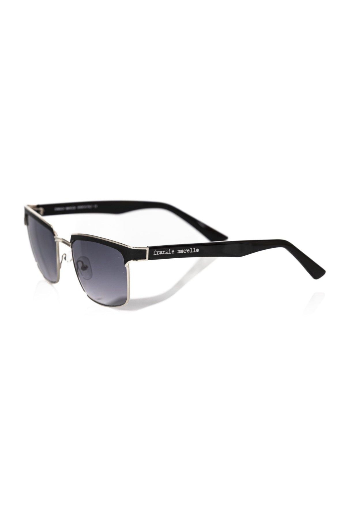 Frankie Morello Black Metallic Fibre Men Sunglasses - BrandFit 88