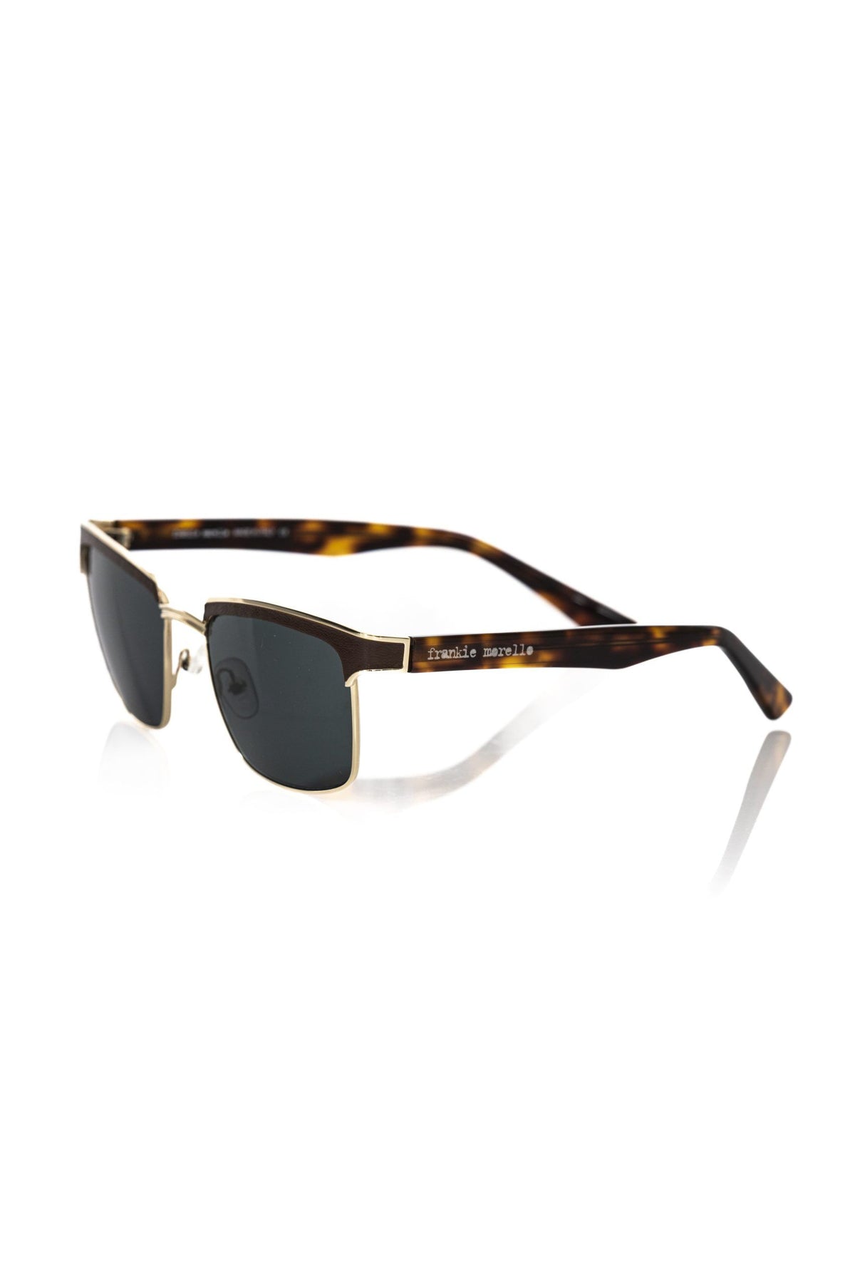 Frankie Morello Brown Metallic Men's Sunglass - BrandFit 88