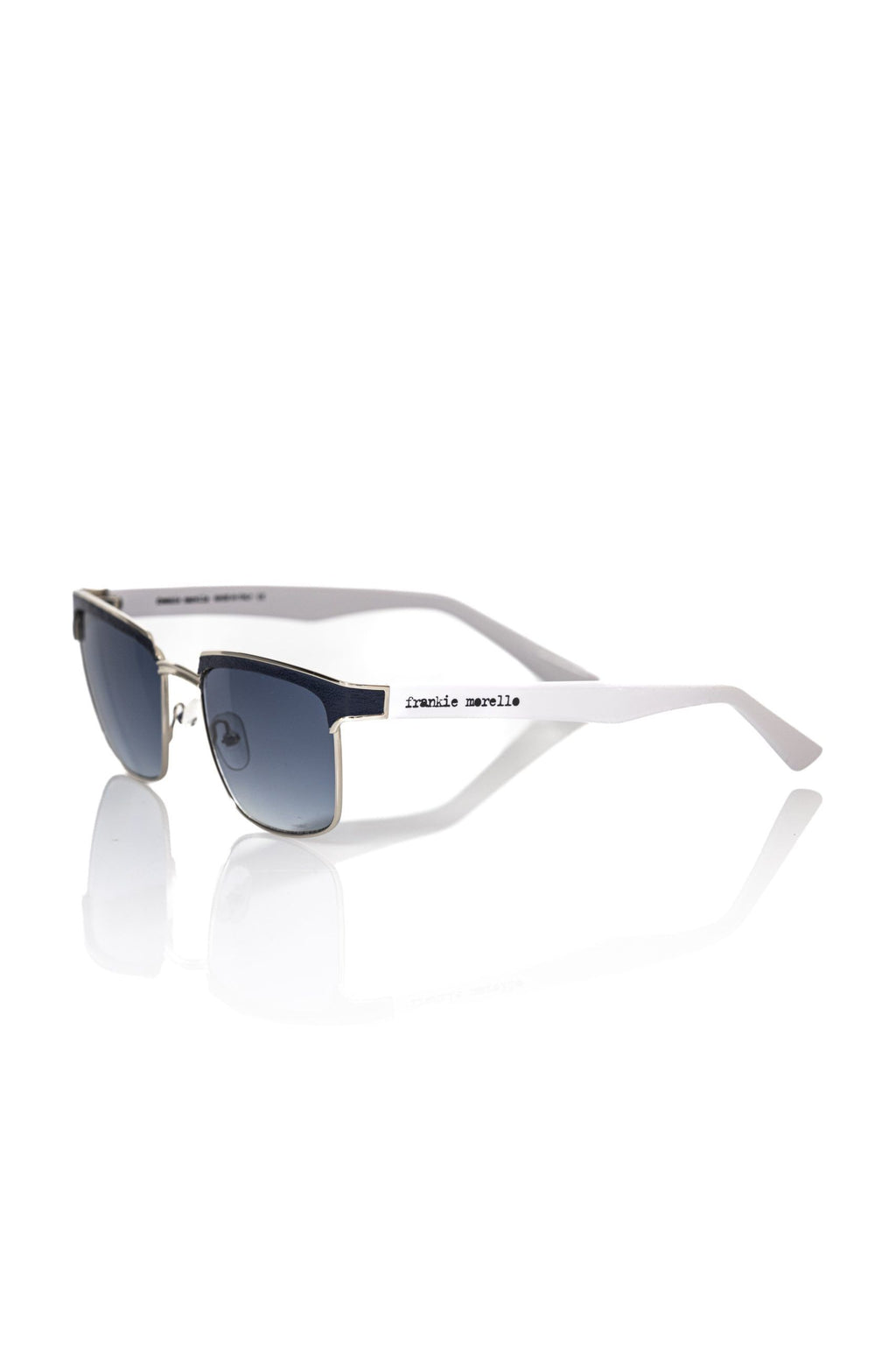 Frankie Morello Black Metallic Fiber Men Sunglass - BrandFit 88