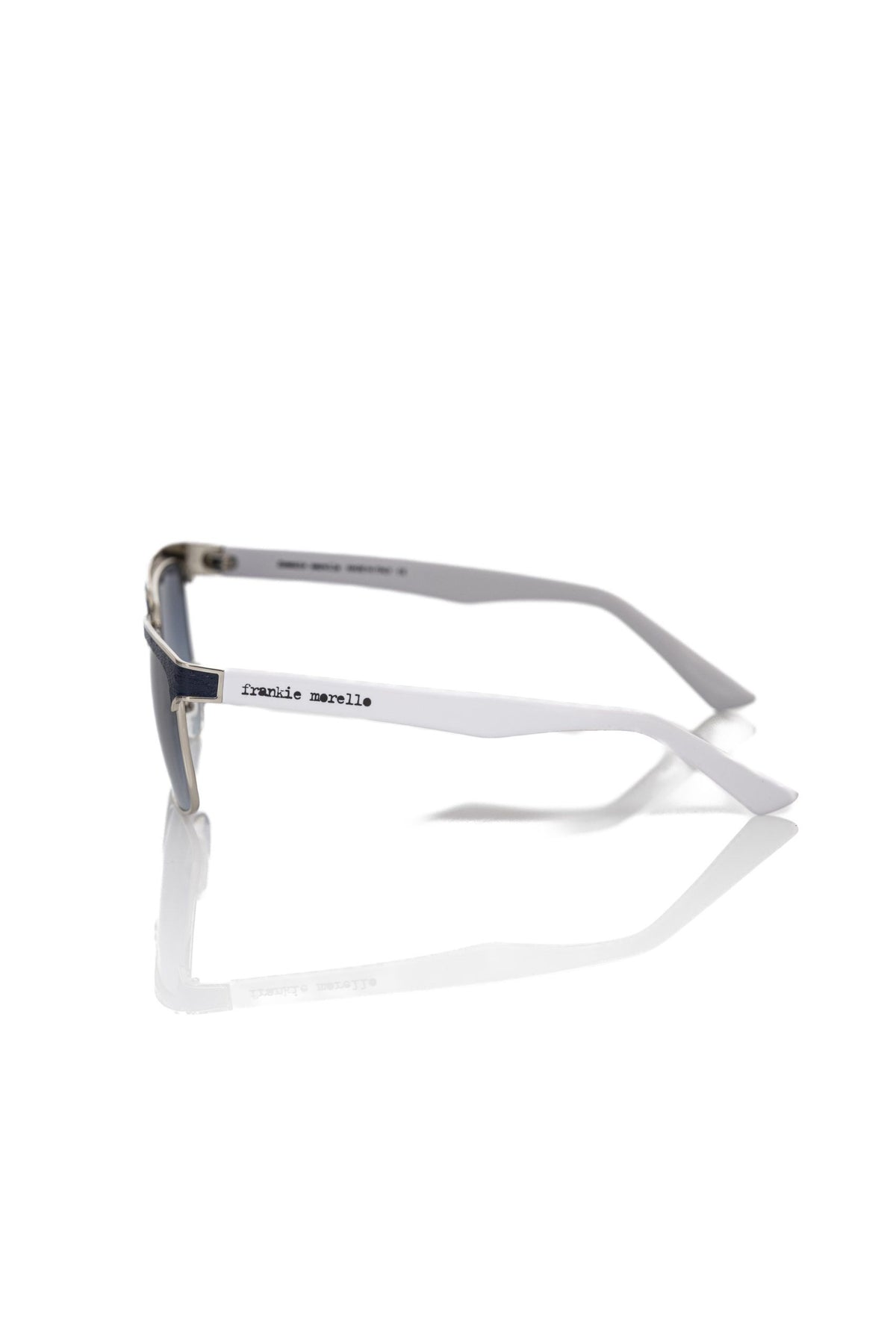 Frankie Morello Black Metallic Fiber Men Sunglass - BrandFit 88