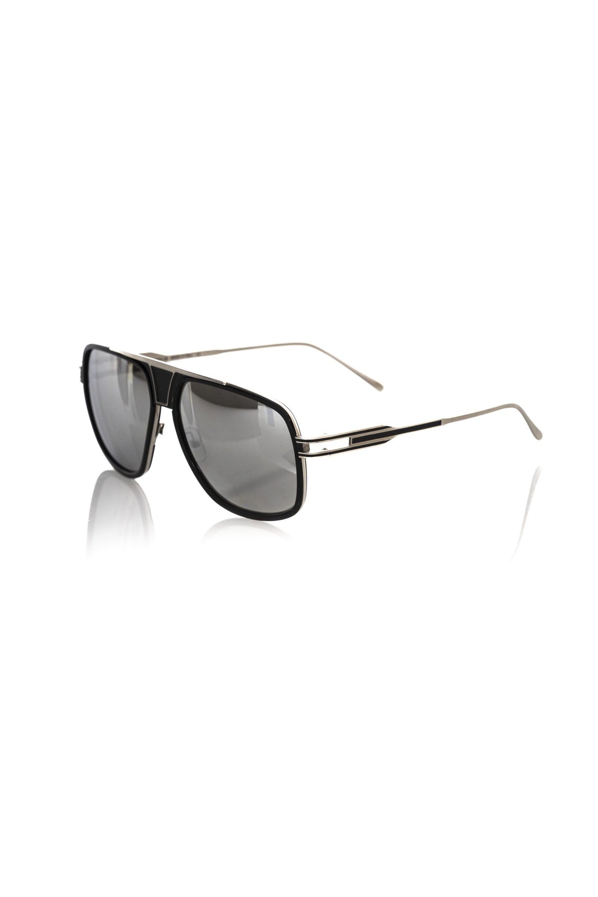 Frankie Morello Black Metallic Fiber Men Sunglass - BrandFit 88