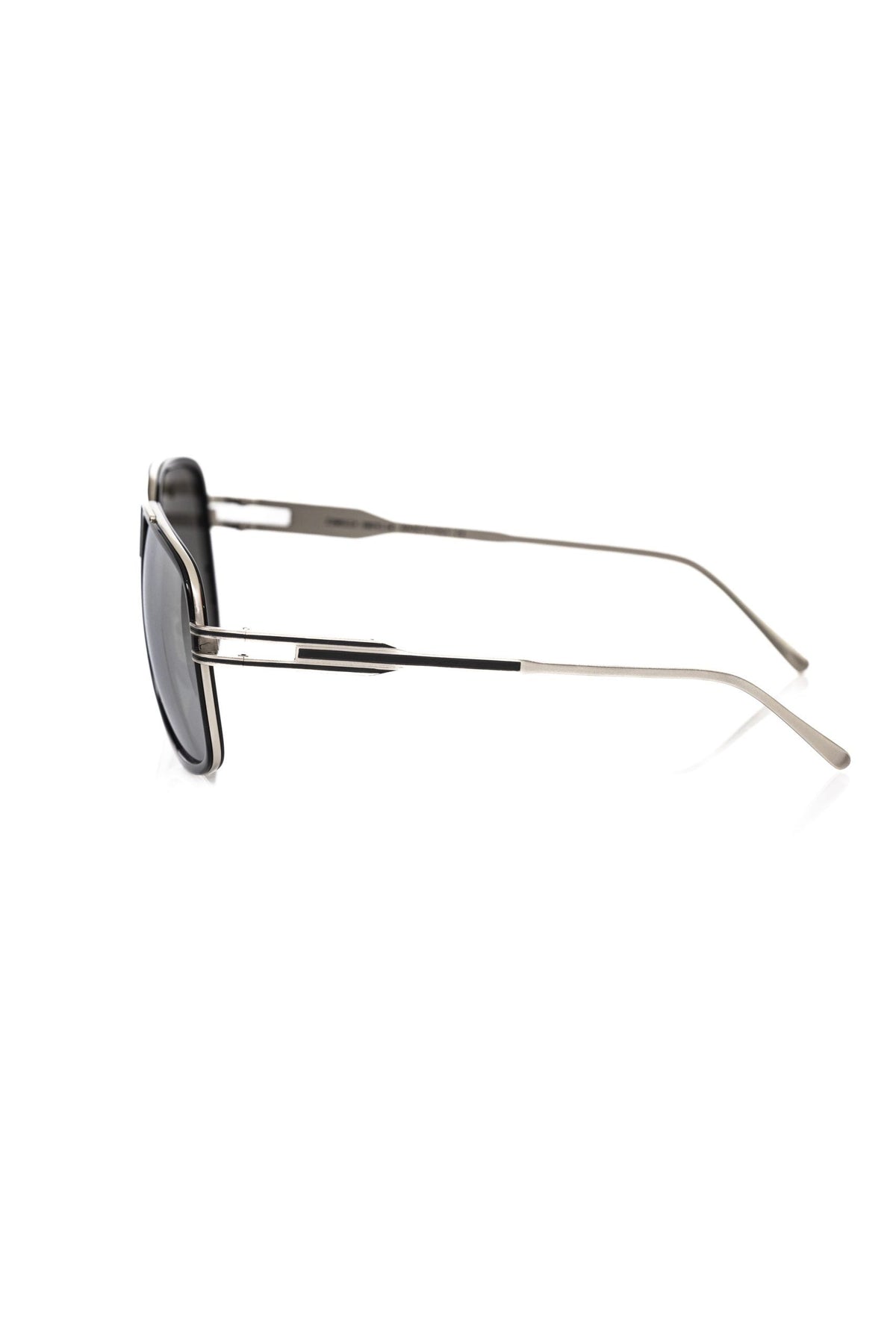 Frankie Morello Black Metallic Fiber Men Sunglass - BrandFit 88