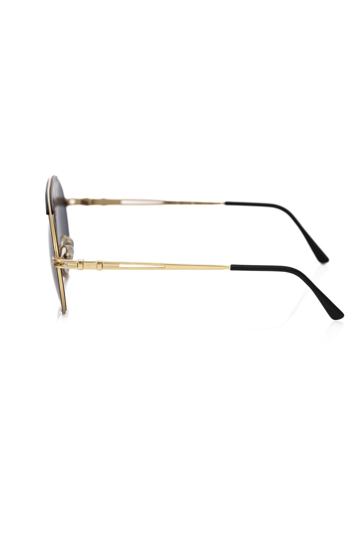 Frankie Morello Black Metallic Men's Sunglass Shield - BrandFit 88