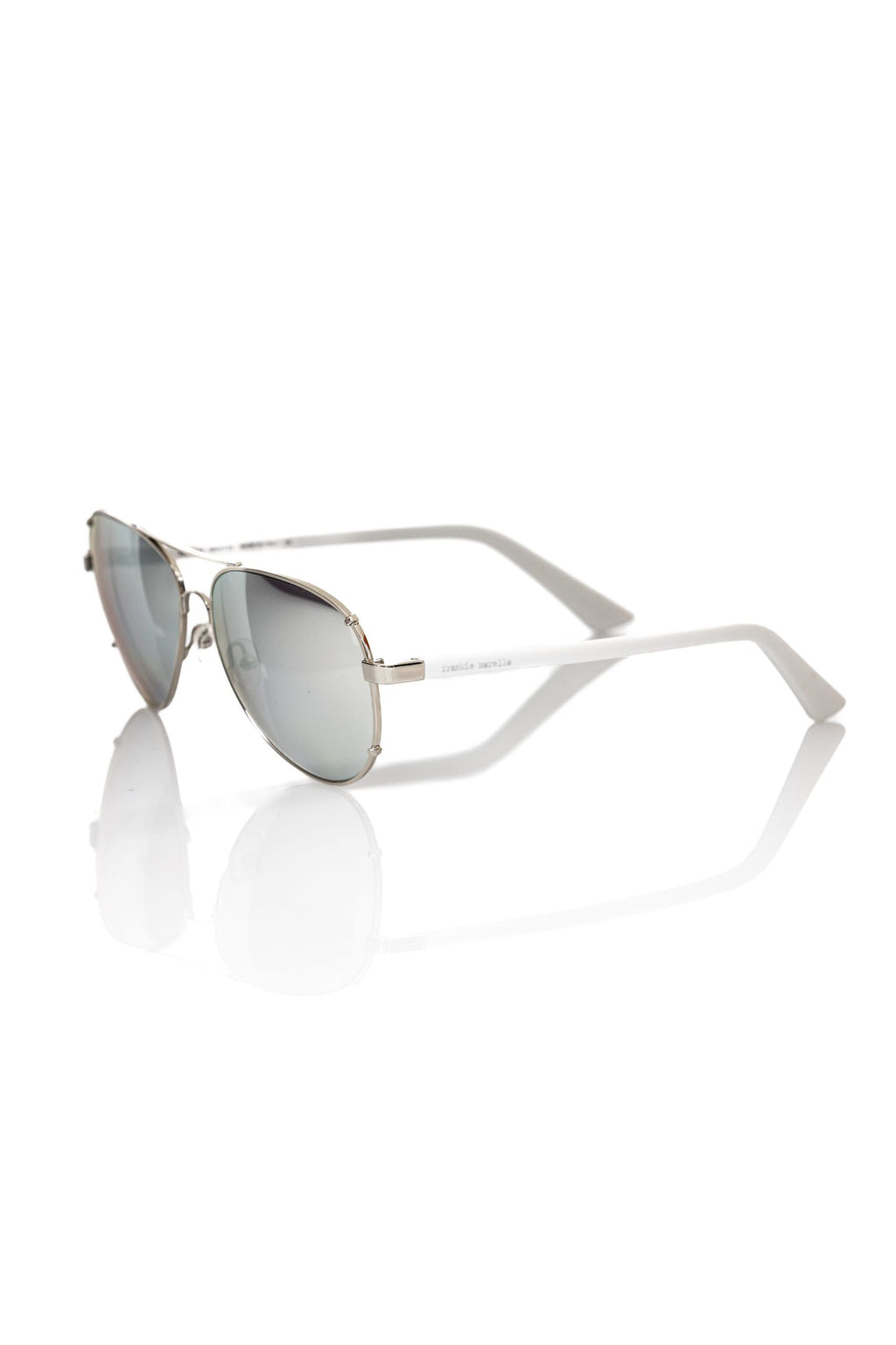 Frankie Morello Silver Metallic Fiber Men's Sunglass - BrandFit 88