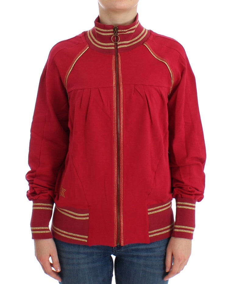 John Galliano Pink Mock Zip Cardigan Sweatshirt Sweater - BrandFit 88