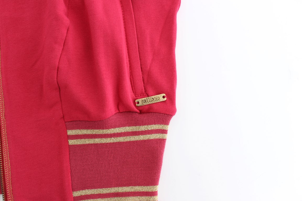 John Galliano Pink Mock Zip Cardigan Sweatshirt Sweater - BrandFit 88