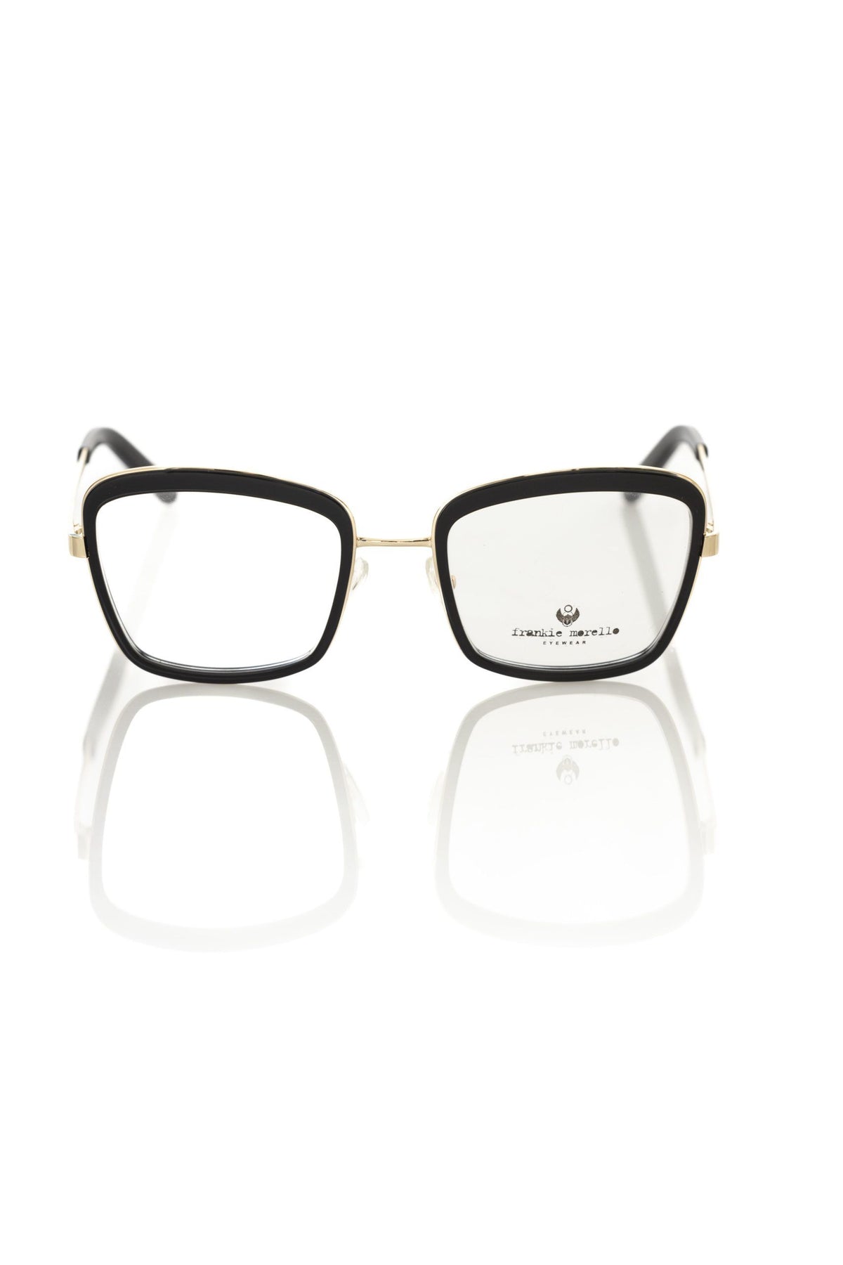Frankie Morello Black Metallic Women's Eyeglass Frame - BrandFit 88