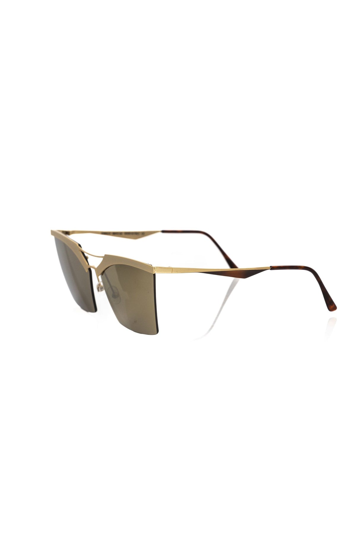 Frankie Morello Gold Metallic Fibre Women Sunglass - BrandFit 88