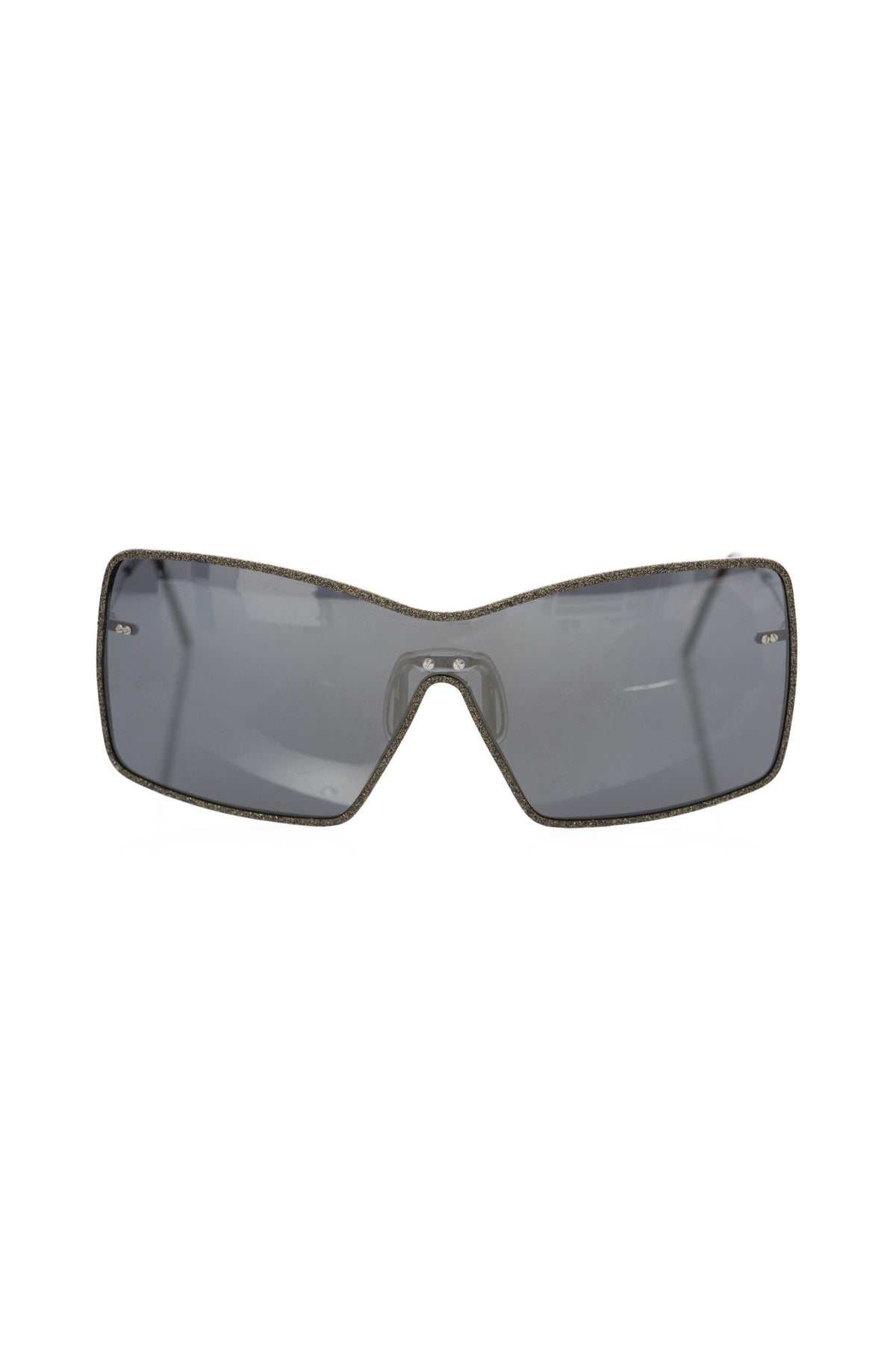 Frankie Morello Black Metallic Fiber Women Sunglasses - BrandFit 88