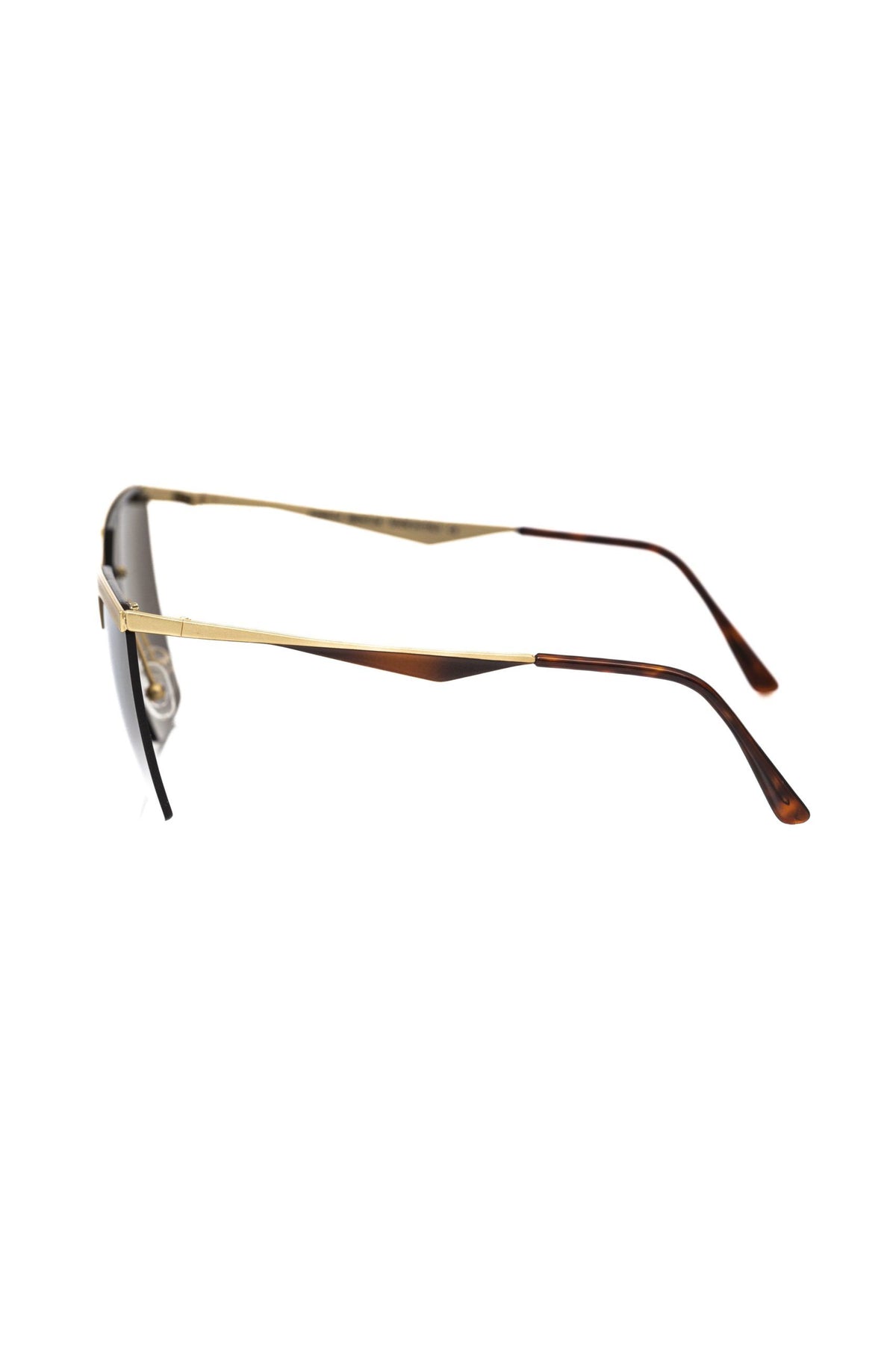 Frankie Morello Gold Metallic Fibre Women Sunglass - BrandFit 88