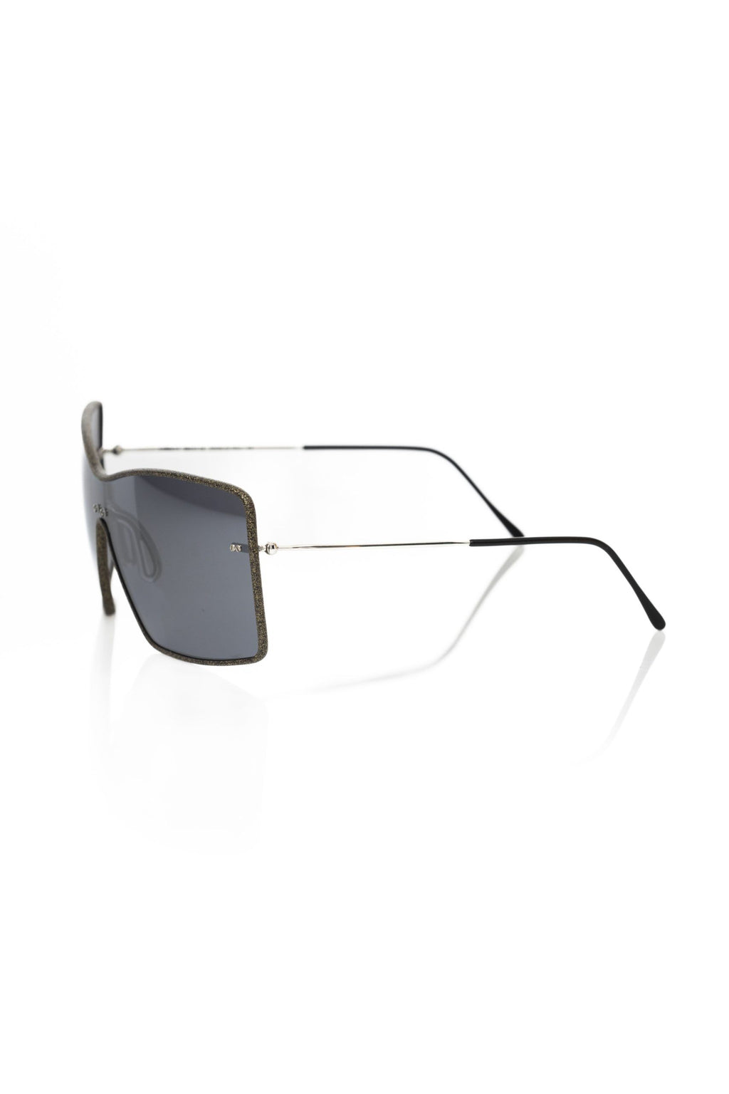 Frankie Morello Black Metallic Fiber Women Sunglasses - BrandFit 88