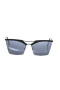 Frankie Morello Black Metallic Women's Sunglass - BrandFit 88