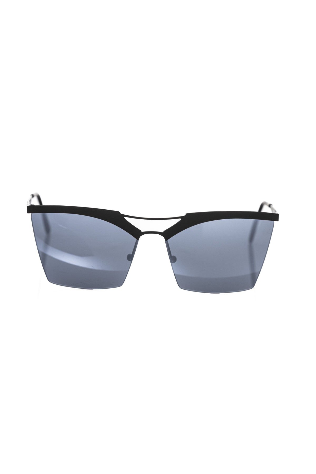 Frankie Morello Black Metallic Women's Sunglass - BrandFit 88