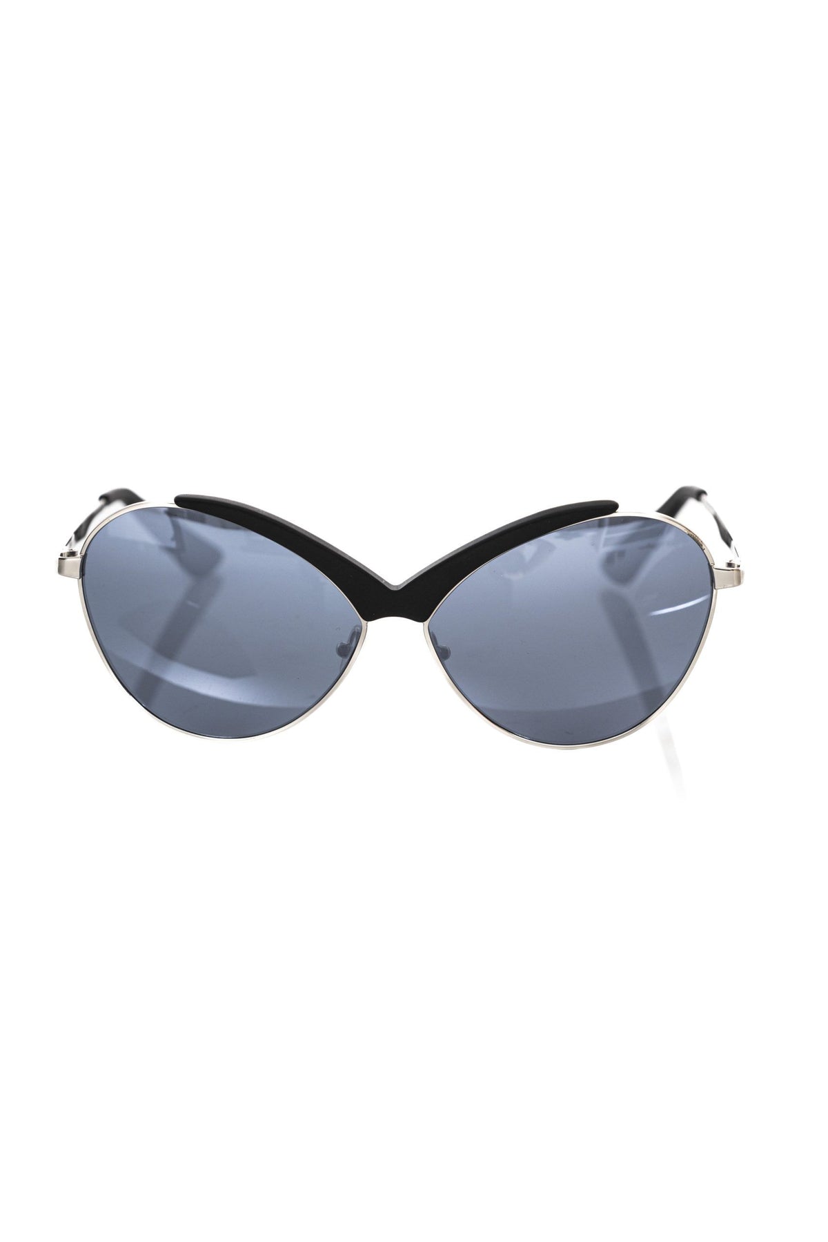 Frankie Morello Black Metallic Women Sunglasses - BrandFit 88