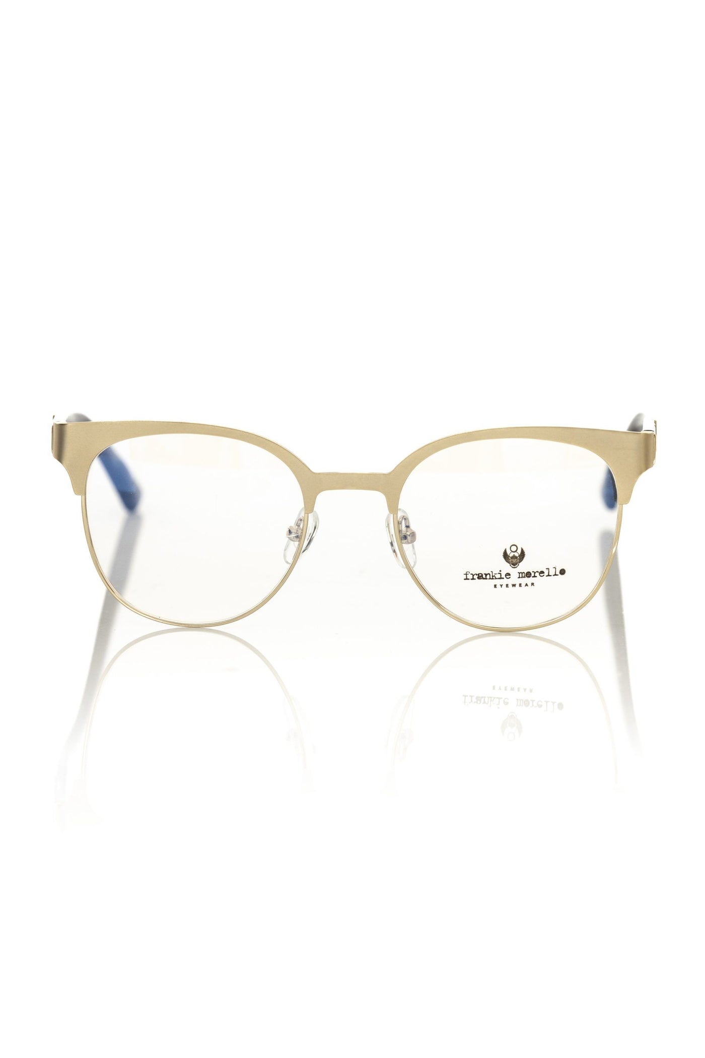 Frankie Morello Gold Metallic Women's Eyeglass Frame