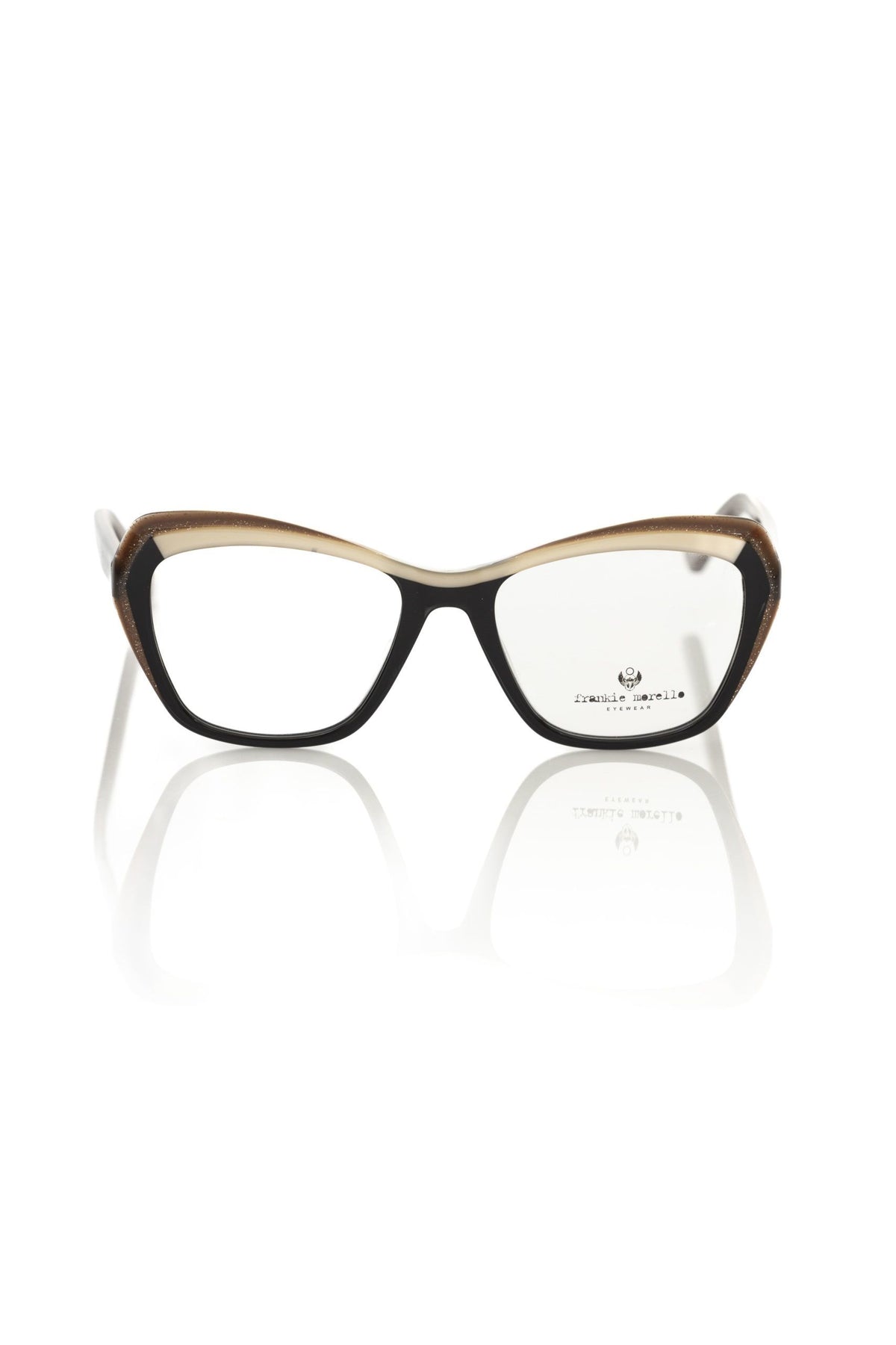 Frankie Morello Black Acetate Women's Eyeglass Frame - BrandFit 88