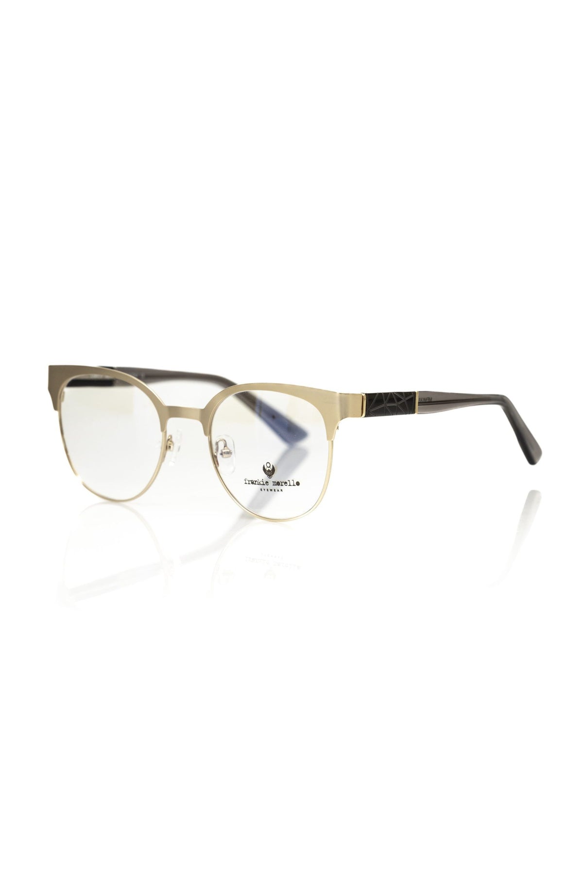 Frankie Morello Gold Metallic Women's Eyeglass Frame - BrandFit 88