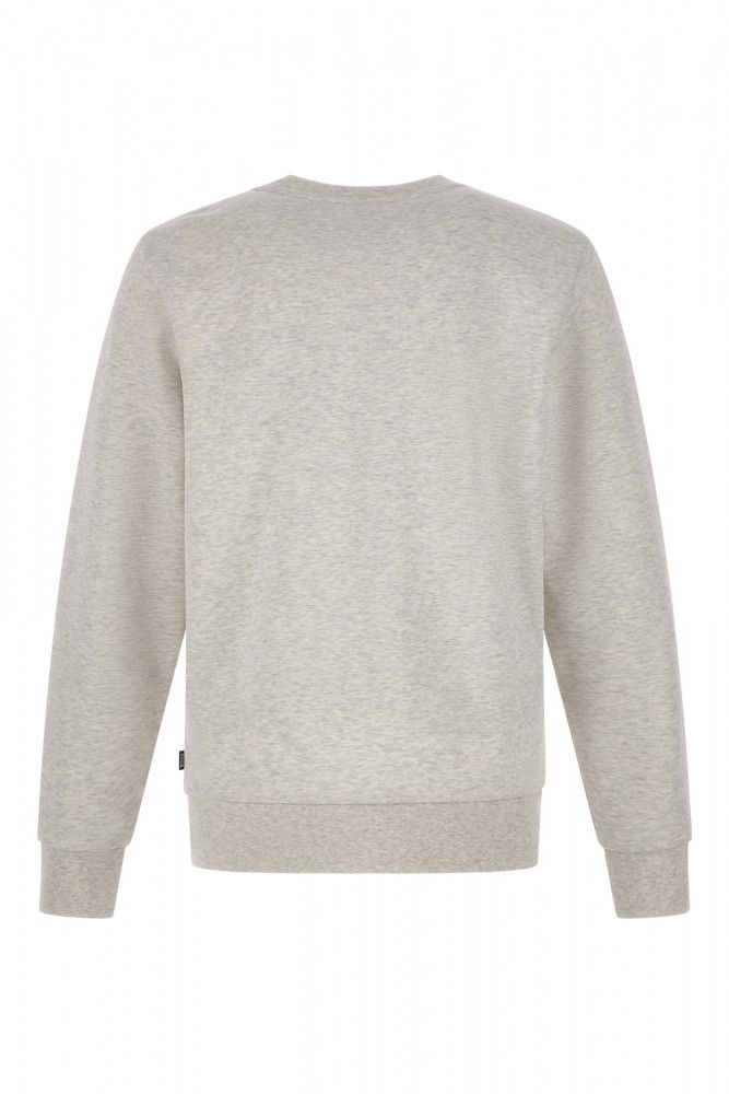 Hugo Boss Grey Cotton Logo Details Sweatshirt Hugo Boss