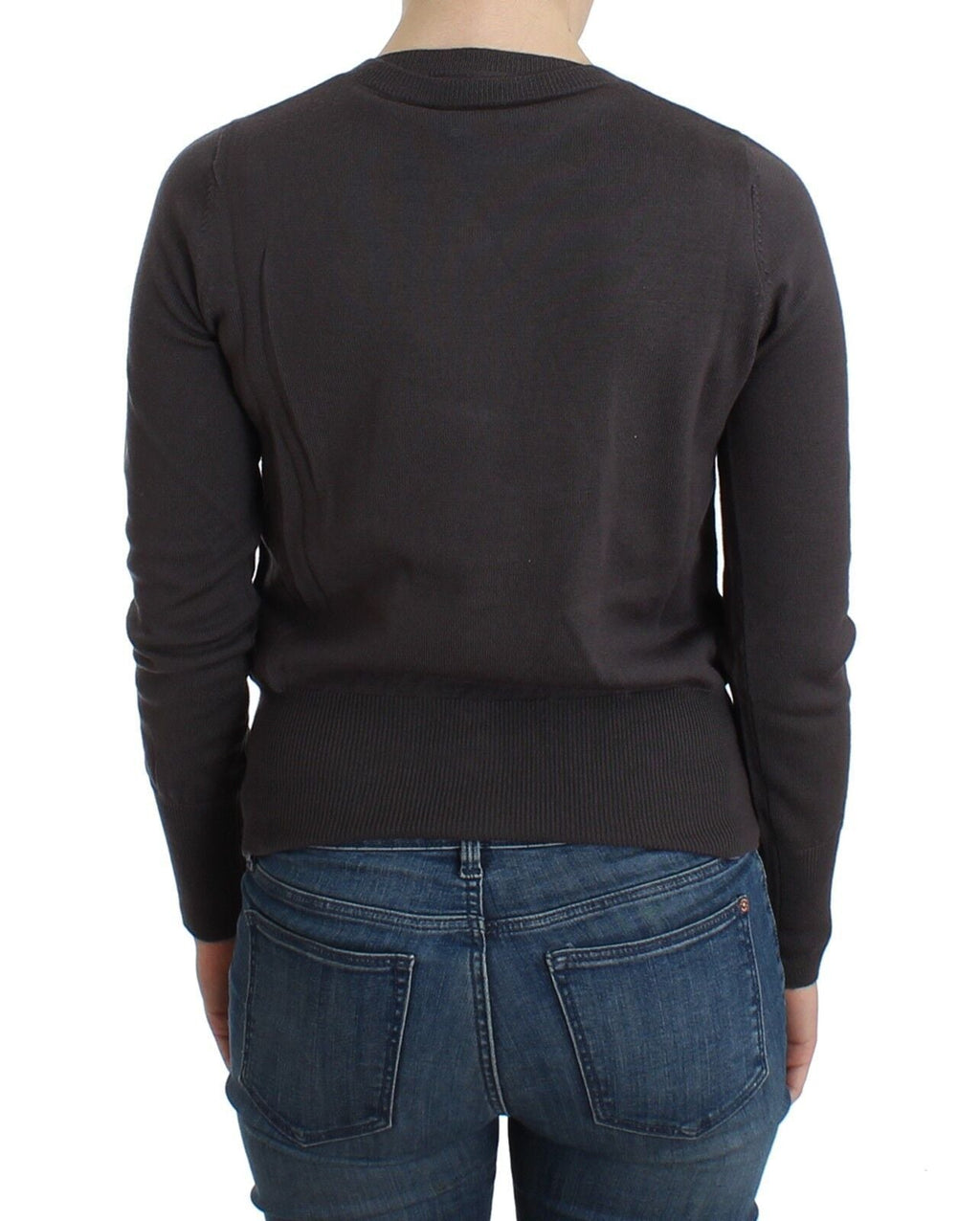 John Galliano Purple Wool Sequined Cardigan Knit Sweater John Galliano