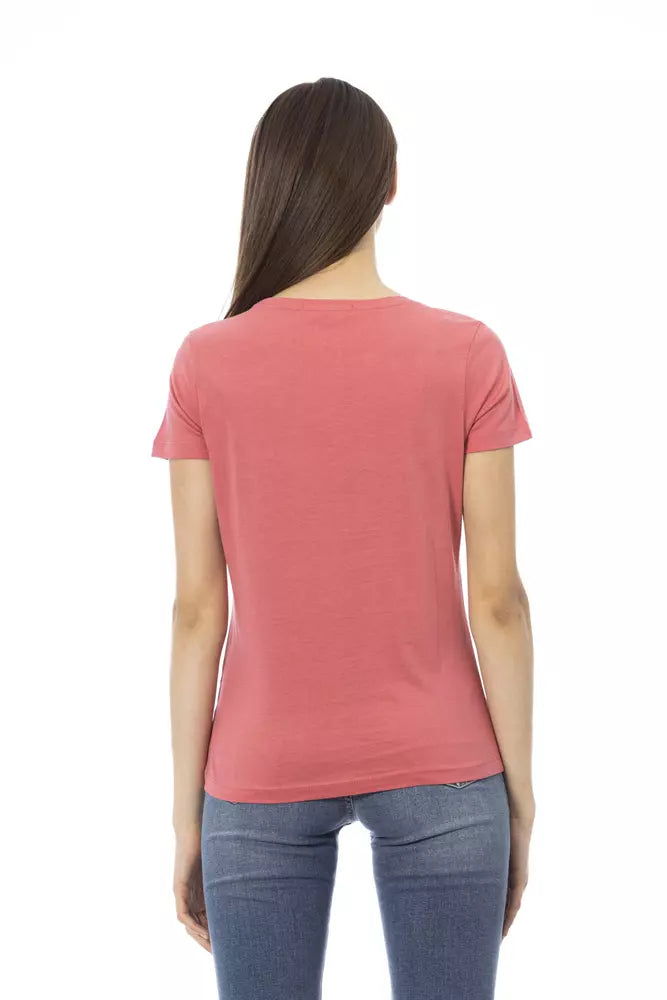 Trussardi Action Fuchsia Cotton Tops & T-Shirt