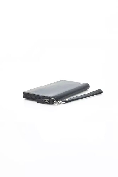 Automobili Lamborghini Black Calfskin Men Wallet