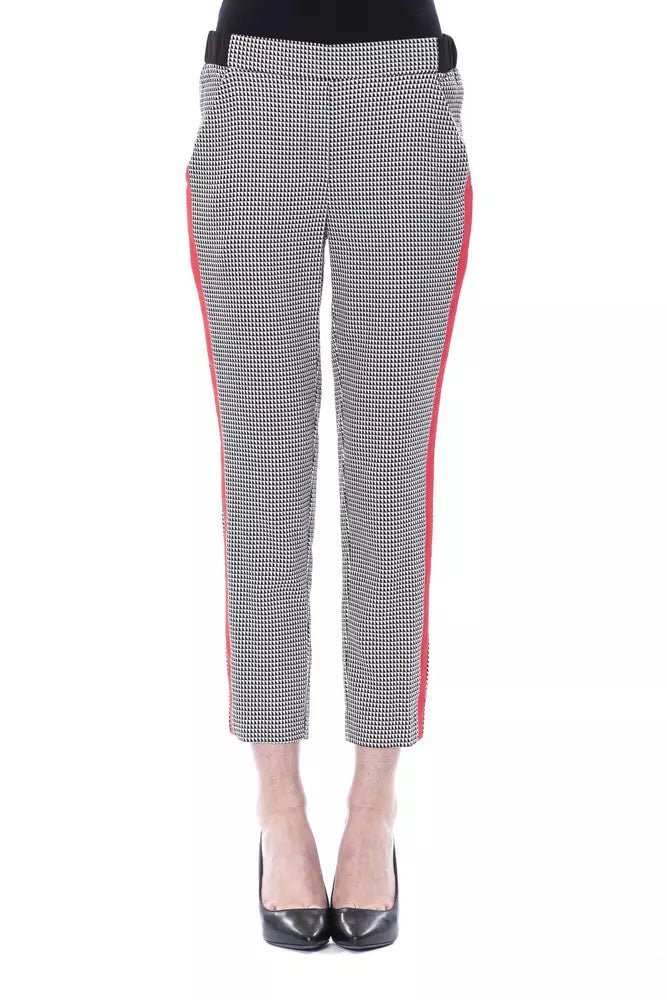 BYBLOS Black Viscose Women Pant - BrandFit 88