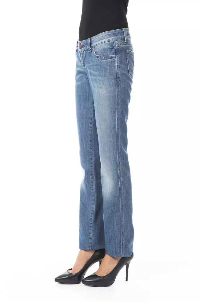 BYBLOS Blue Cotton Women Jeans - BrandFit 88