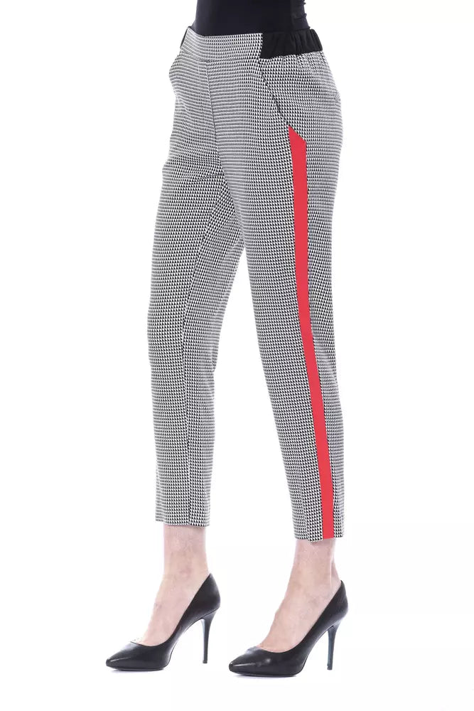 BYBLOS Black Viscose Women Pant - BrandFit 88
