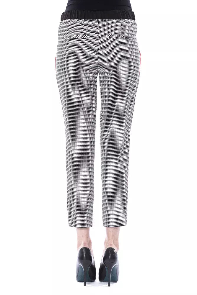 BYBLOS Black Viscose Women Pant - BrandFit 88