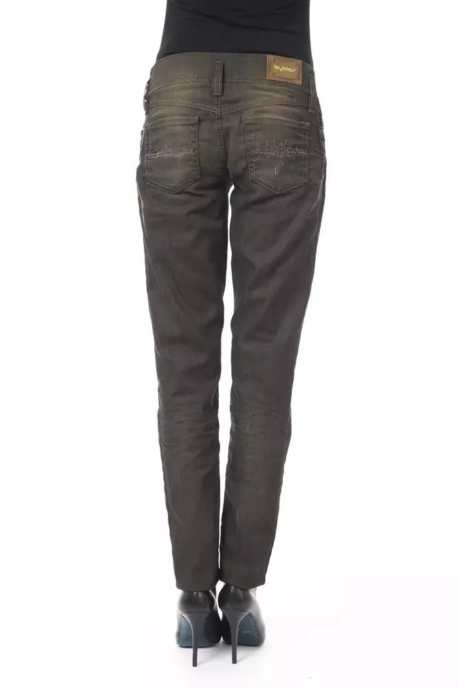 BYBLOS Black Cotton Women Jeans - BrandFit 88