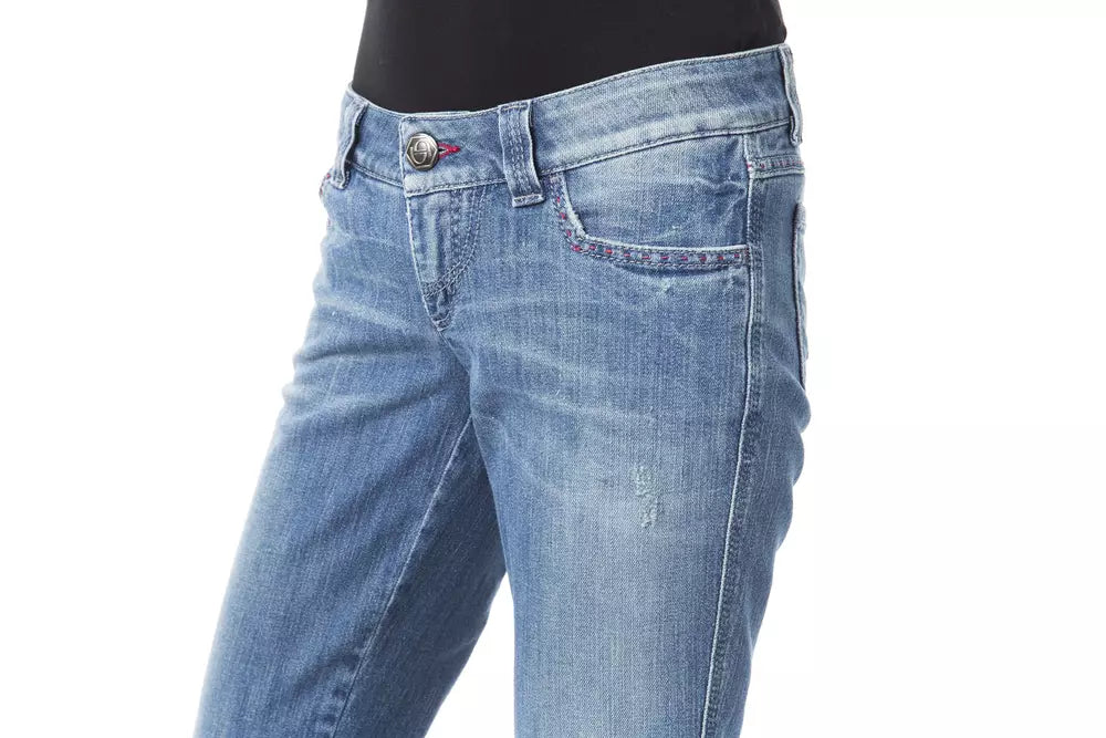 BYBLOS Blue Cotton Women Jeans - BrandFit 88