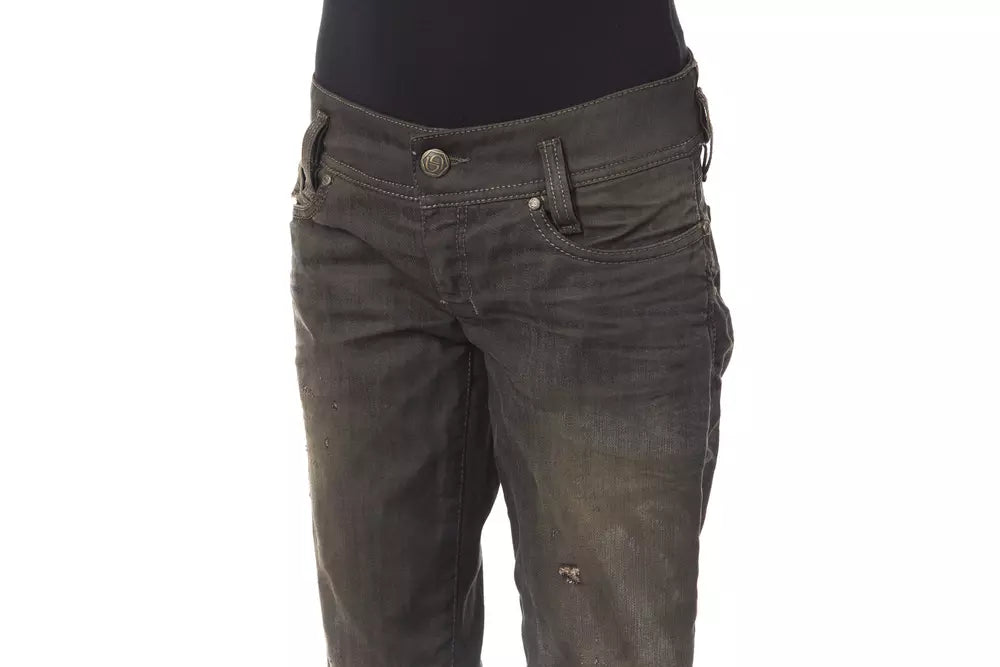 BYBLOS Black Cotton Women Jeans - BrandFit 88