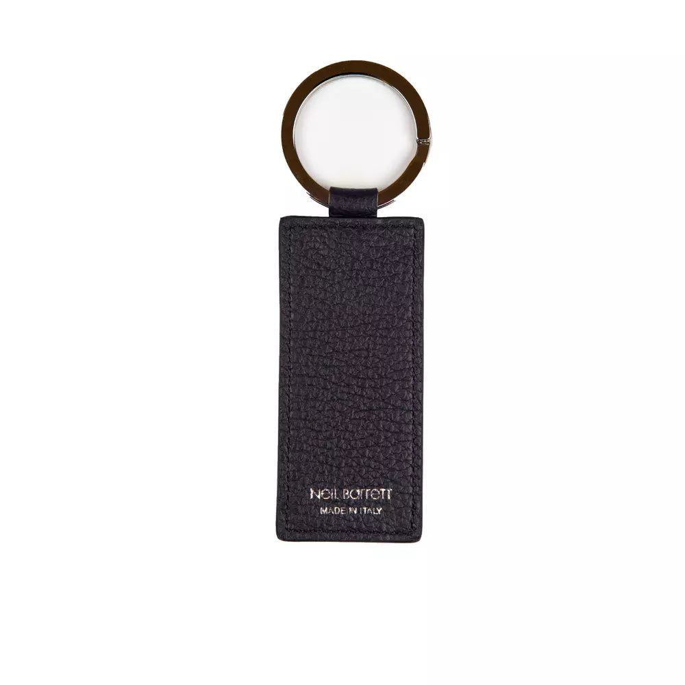 Neil Barrett Blue Leather Men's Keychain Neil Barrett