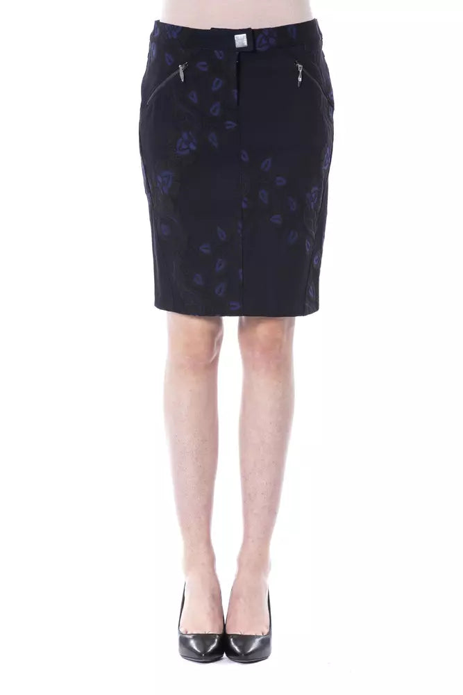 BYBLOS Blue Cotton Women Skirt - BrandFit 88