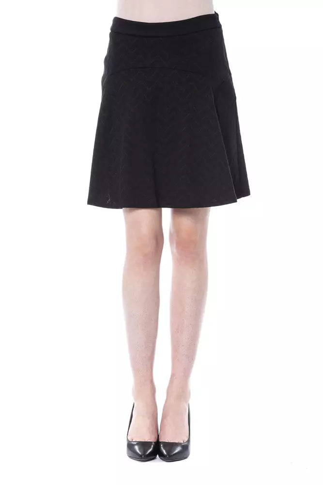 BYBLOS Black Polyester Women Skirt - BrandFit 88