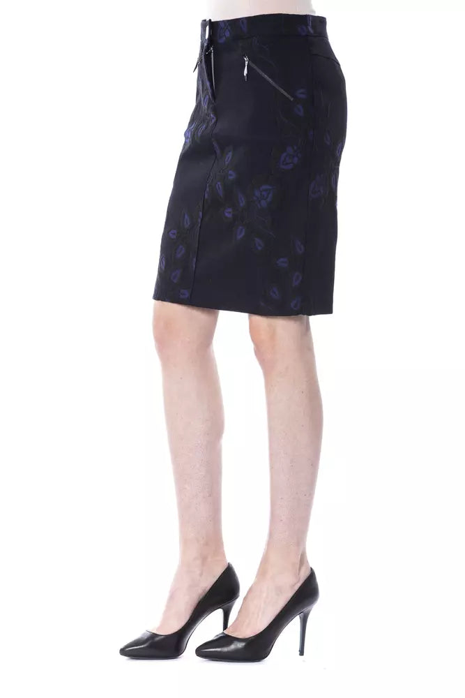 BYBLOS Blue Cotton Women Skirt - BrandFit 88