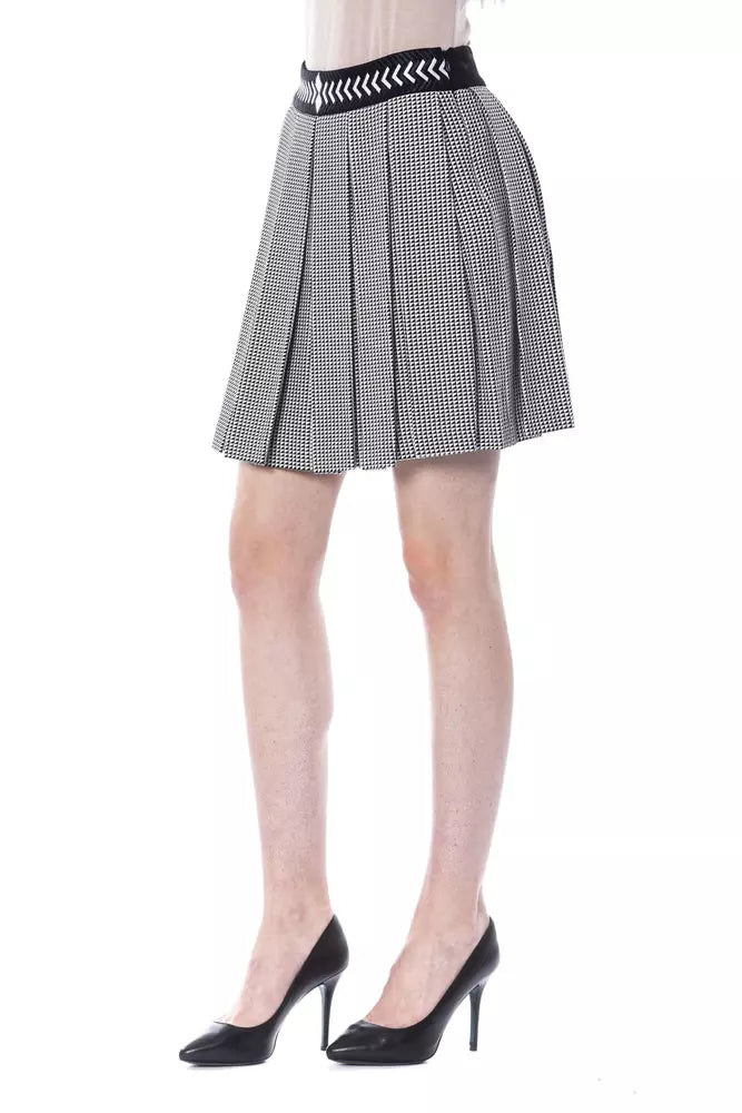 BYBLOS Black Viscose Women Skirt - BrandFit 88