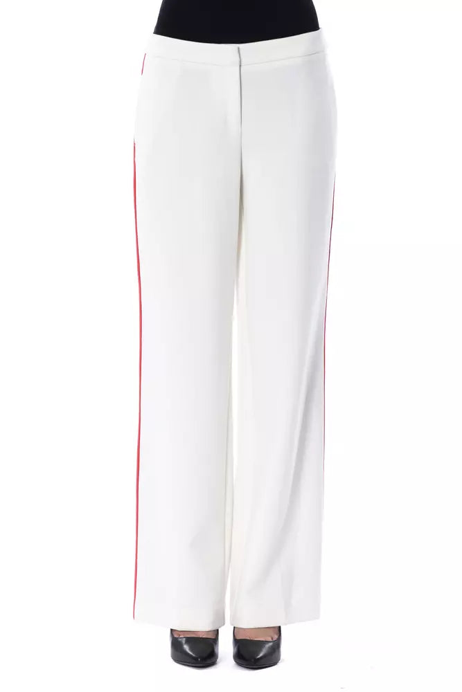BYBLOS White Polyester Women Pants - BrandFit 88
