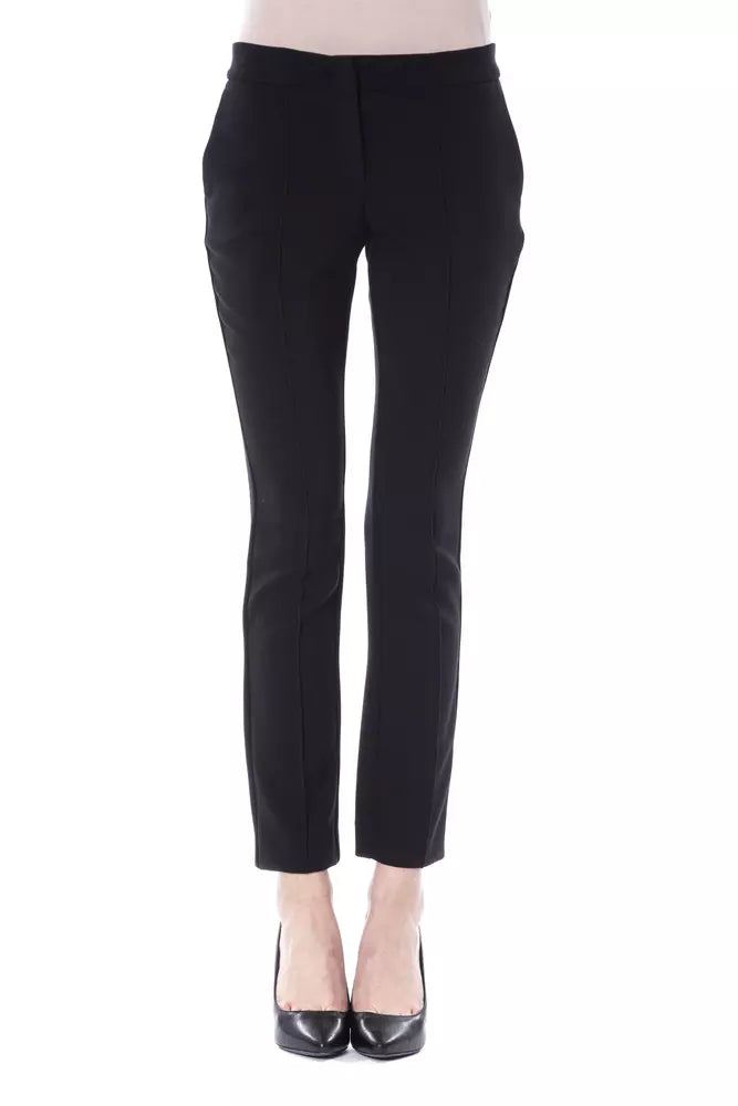 BYBLOS Black Polyester Women Pants - BrandFit 88