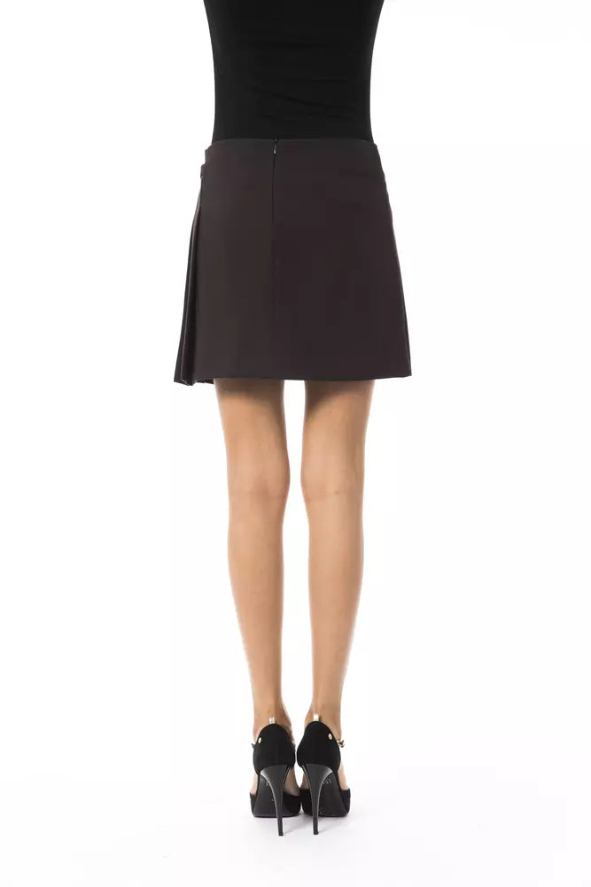 BYBLOS Brown Polyester Women Skirt - BrandFit 88