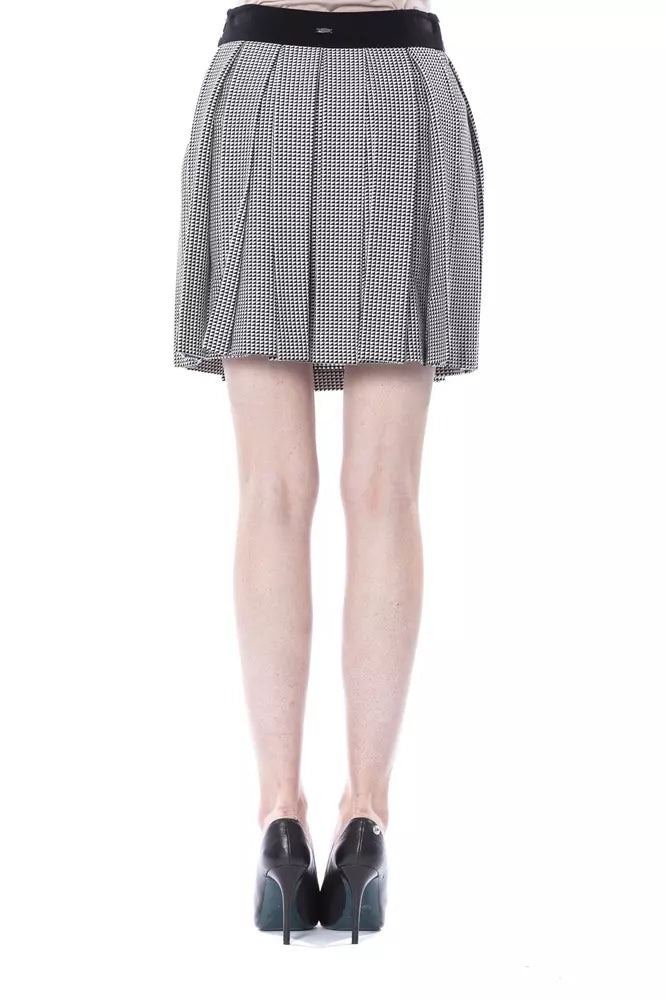 BYBLOS Black Viscose Women Skirt - BrandFit 88