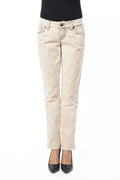 BYBLOS Beige Cotton Women Jeans - BrandFit 88