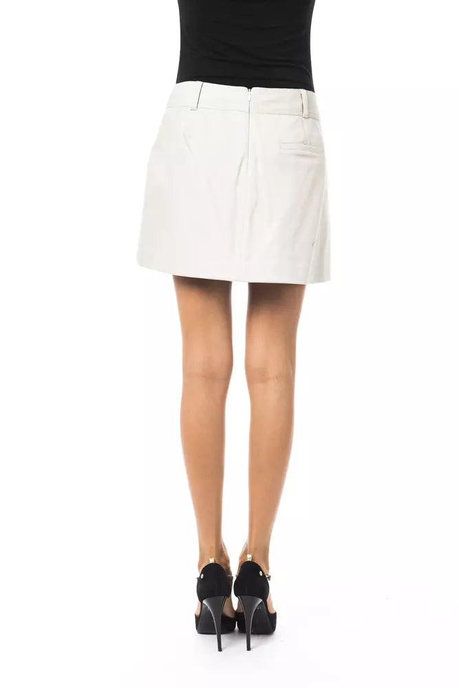 BYBLOS Gray Cotton Women Skirt - BrandFit 88