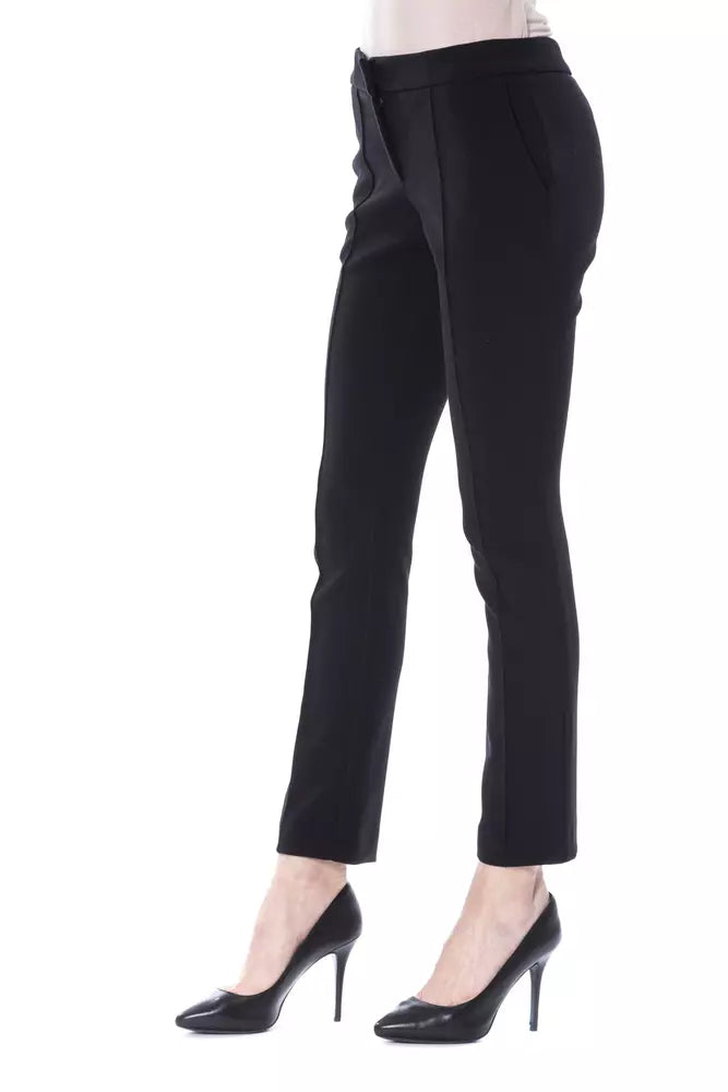 BYBLOS Black Polyester Women Pants - BrandFit 88