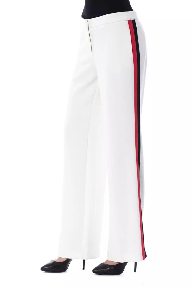 BYBLOS White Polyester Women Pants - BrandFit 88