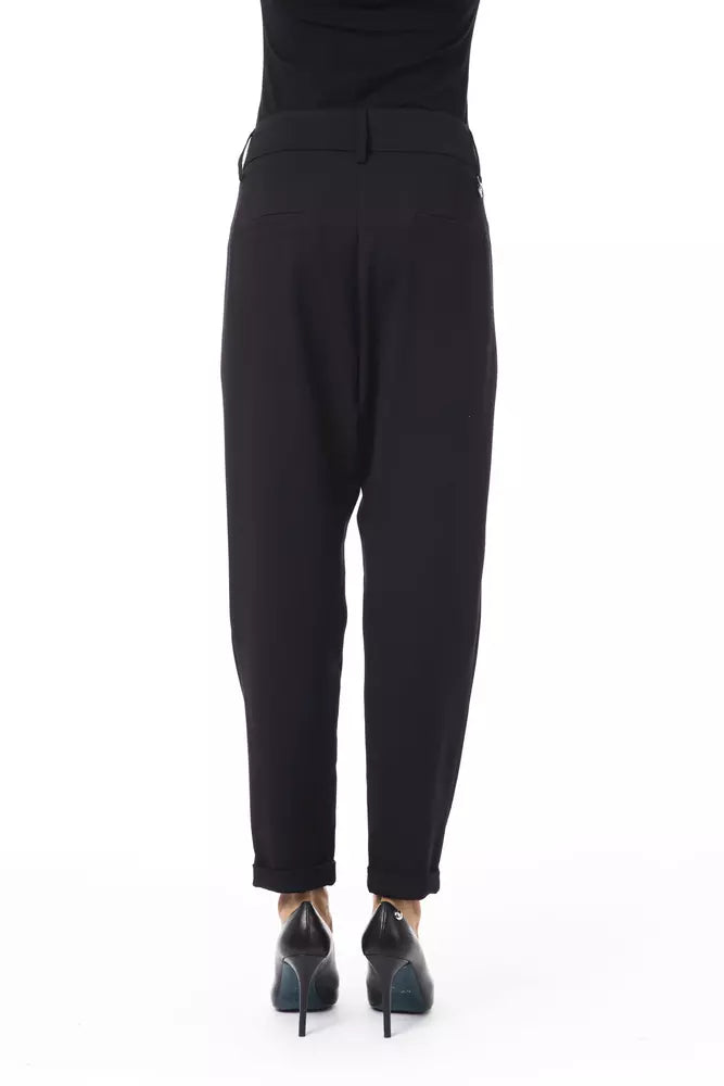 BYBLOS Black Polyester Women Pant - BrandFit 88