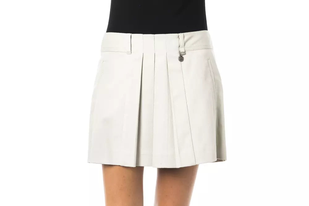 BYBLOS Gray Cotton Women Skirt - BrandFit 88