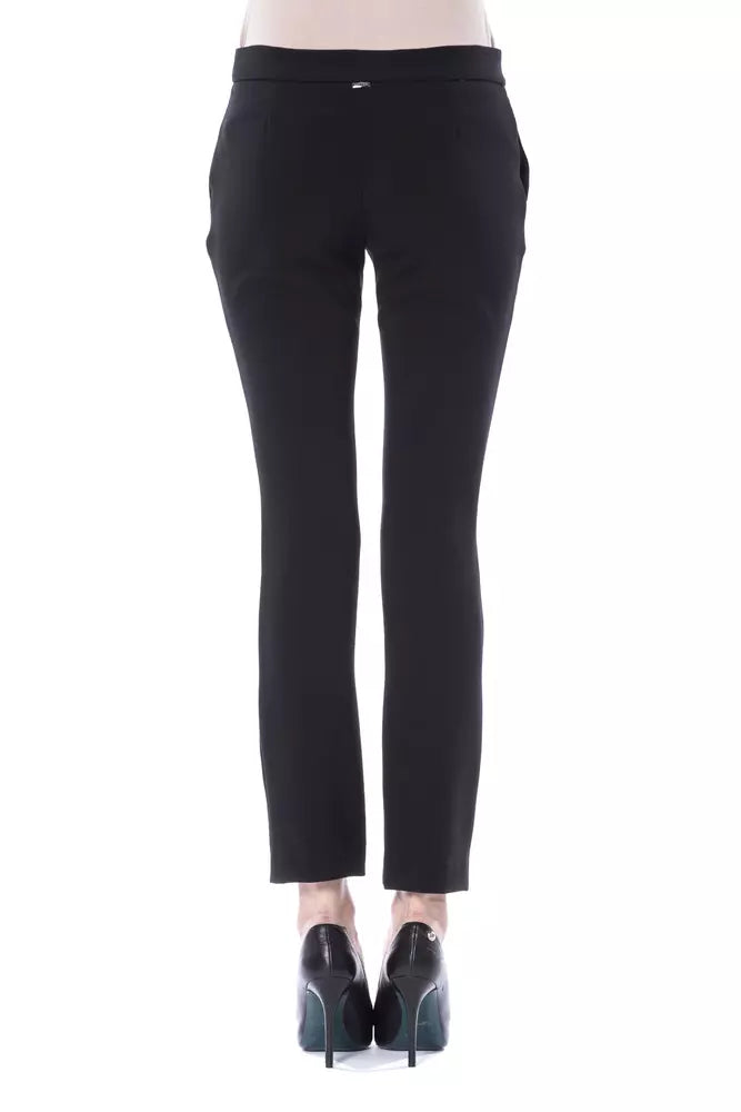 BYBLOS Black Polyester Women Pants - BrandFit 88